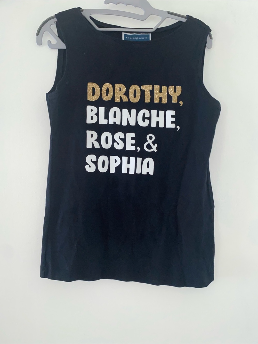 Golden Girls Karen Scott Sz S Shortsleeved Top